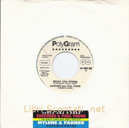 45100005 Zucchero feat. Paul Young - Senza una donna. 7" 45 RPM Promo