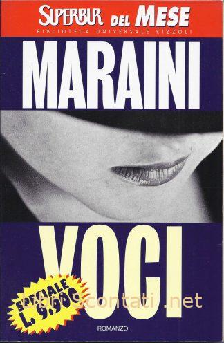 Voci - Dacia Maraini. Libri Scontati .net