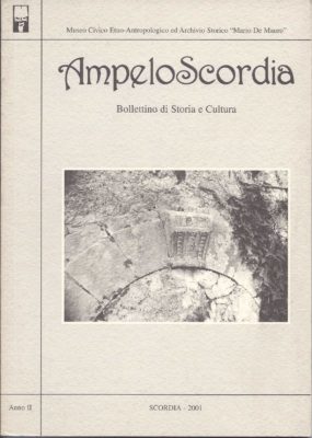 100754 AmpeloScordia Bollettino di Storia e Cultura. Libri Scontati .net 100754 AmpeloScordia Bollettino di Storia e Cultura. Libri Scontati .net