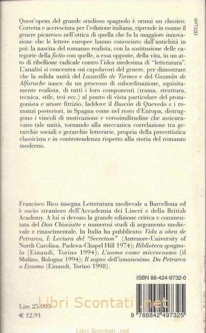 Il romanzo picaresco e il punto di vista - Francisco Rico. Libri Scontati .net