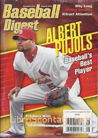 Baseball Digest Magazine. August 2009. Rivista originale americana. USA back issue