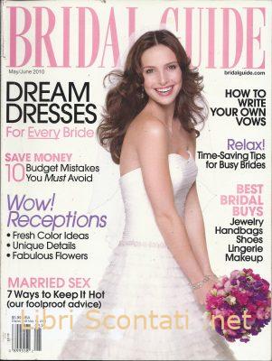 Bridal Guide. May/June 2010. USA Magazine. Rivista in inglese.
