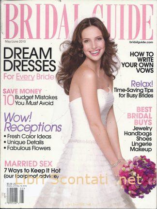 Bridal Guide. May/June 2010. USA Magazine. Rivista in inglese.