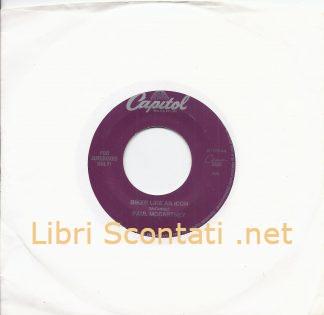 Paul McCartney - Biker like an icon / Things we said today. 45 Giri Vinile Bianco For Jukeboxes Only! Capitol Records S7-17319 USA.