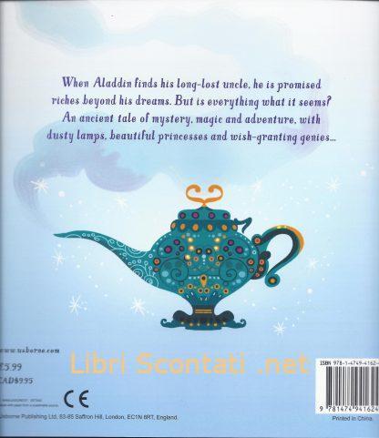 Aladdin - Retold by Susanna Davidson. Libro per bambini in lingua inglese. Usborne Books.