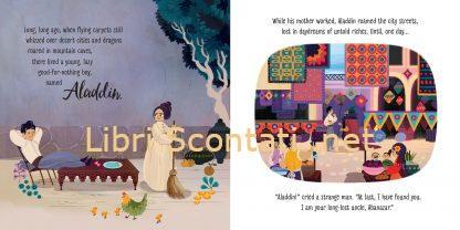 Aladdin - Retold by Susanna Davidson. Libro per bambini in lingua inglese. Usborne Books.