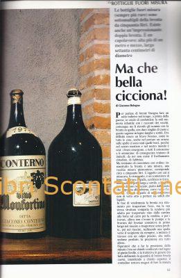 L'Etichetta. Guida alla vita materiale secondo Luigi Veronelli. Rivista Trimestrale, Primavera 1985.