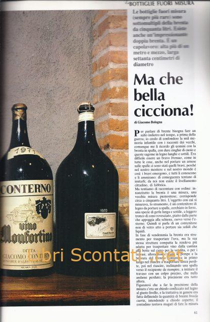 L'Etichetta. Guida alla vita materiale secondo Luigi Veronelli. Rivista Trimestrale, Primavera 1985.