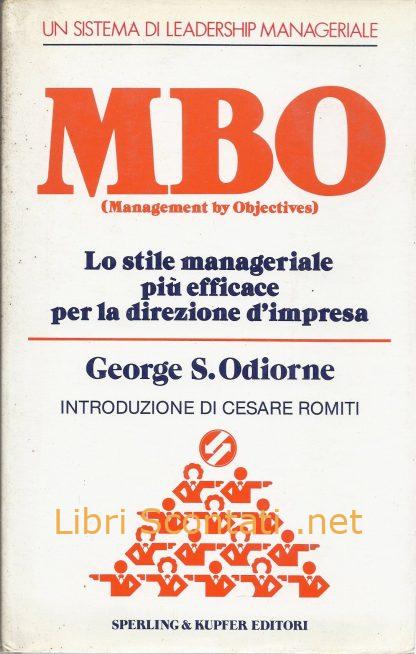 MBO (Management by Objectives) - George S. Odiorne. Libro 8820004836