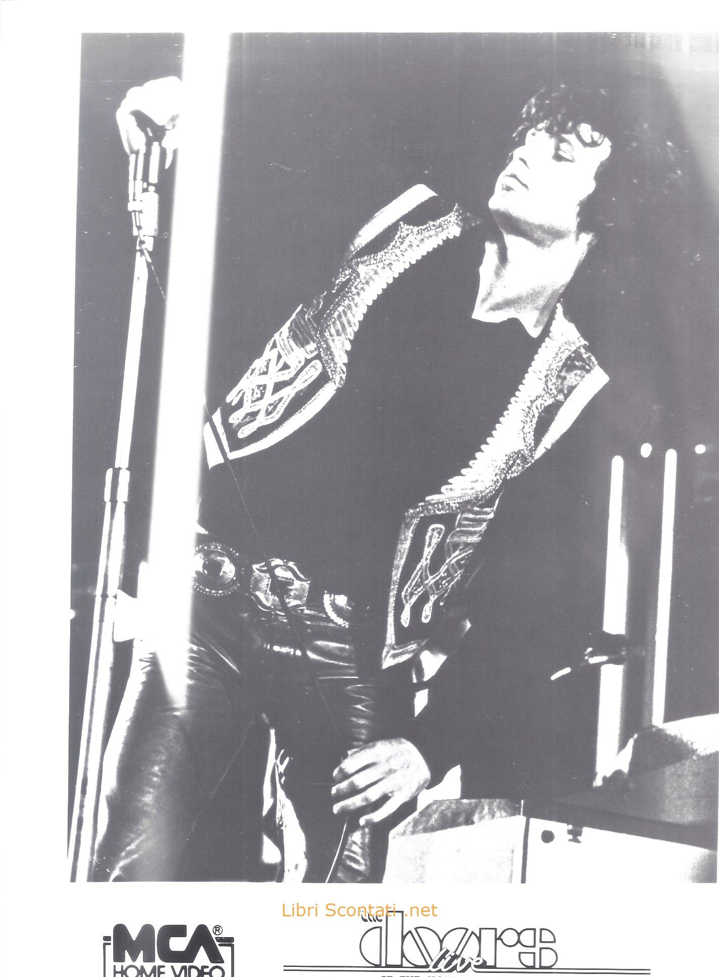 The Doors - Live At The Hollywood Bowl. Fotografia Promozionale B/N di Jim Morrison. Live At The Hollywood Bowl, MCA Home Video USA.