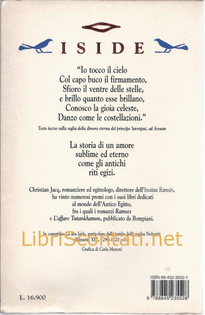 Per amore di Iside - Christian Jacq. Libro Bompiani 8845235521