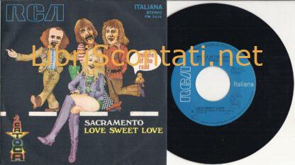 Middle Of The Road - Sacramento / Love Sweet Love. Vinile 7" 45 Giri RCA PM 3626 Italy, 1971.