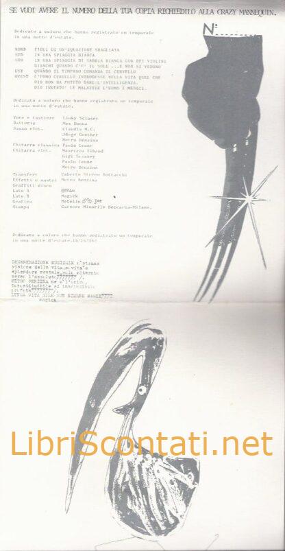 Degenerazione Musicale - Nord Sud Est Ovest. U.T. Crazy Mannequin 006. Vinile 7" E.P.