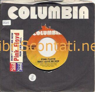 Pink Floyd - Run like hell / Don't leave me now. Vinile 7" 45 Giri, Columbia 1-11265.