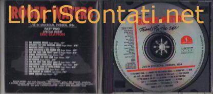 Roger Waters - Thanks For The Ride. Live in Stockholm, Sweden, 1984. Special guest Eric Clapton. 2CD Part 1 + Part 2, nuovo.