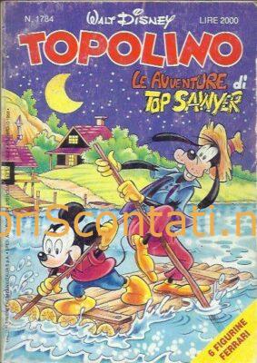 Topolino N. 1784, 4 febbraio 1990. Fumetto Disney.