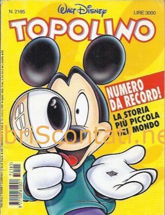 Topolino N. 2185, 14 Ottobre 1997. Fumetto Walt Disney Italia.